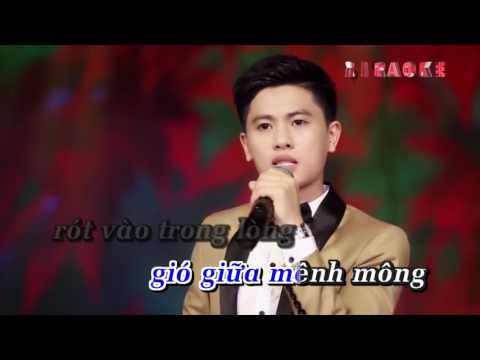 Hoa Nở Về Đêm - Karaoke -  Nguyễn Thành Viên - beat chuẩn