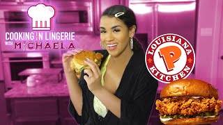 POPEYES CHICKEN SANDWICH COPYCAT | COOKING WITH MICHAELA