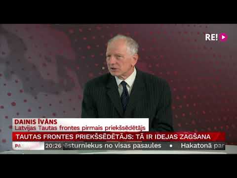 Tautas frontes priekšsēdētājs: