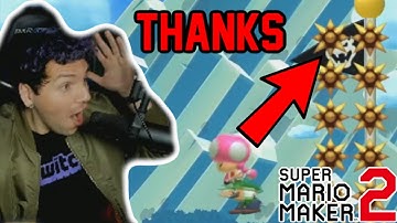 Luigi Gave Me a FREE WIN in Multiplayer Versus | Super Mario Maker 2 iiPK Twitch Highlights