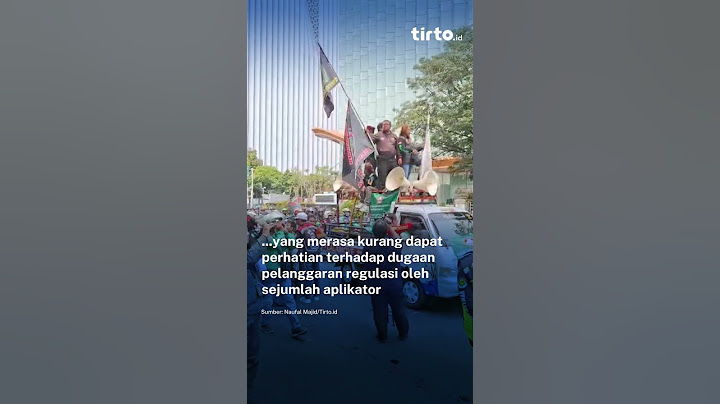 Ribuan Ojol Gelar Aksi di Patung Kuda, Bentuk Kekecewaan terhadap Regulasi Aplikator
