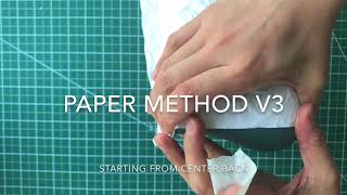 Paper Method Of Making A Mean Form V3 Starting At Center Back. Quarantine Edition