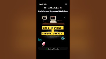 Free Hosting 🚀+ Custom Domain - Deploy your Site Free with Netlify🔥|