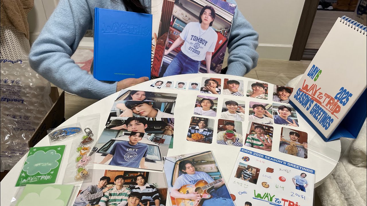 [VLOG] 데이식스 시즌그리팅 언박싱 (아마 브이로그 일걸 ?..)