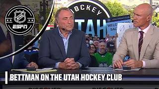 'The NHL is STRONGER with a team in Utah' - Gary Bettman on the Hockey Club | NHL on ESPN
