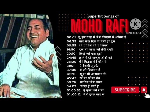 Mohammad Rafi | Collection of All Time Superhit Songs Of Mohammad Rafi |Jukebox|#lovesong #bollywood class=