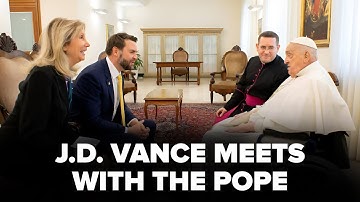 💥TENSE Moment: J.D. Vance Meets the POPE a Day Before His DEATH!