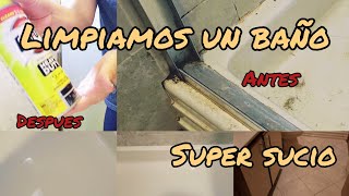 como limpiar un baño re sucio con cal moho mugre de todo un poco tips limpieza de casa