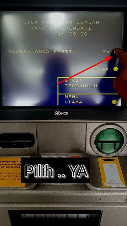Cara Ambil Duit Dari ATM Maybank Dalam Jumlah Yg Tidak Tertera #atmmaybank