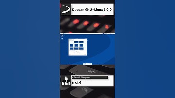Devuan GNU+Linux 5.0.0 "Daedalus" Quick Overview #shorts