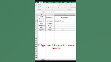 Automate Data Entry with Flash Fill #excel #shorts