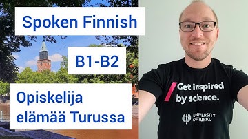 FINNISH VLOG for Finnish learners - Täältä tullaan Turku Finland (Finnish subtitles)