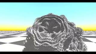 Raytracing a huge voxel fractal