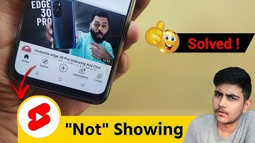 YouTube Shorts "NOT SHOWING" on Homepage ⚡ - Shorts Icon not showing / shorts option not available