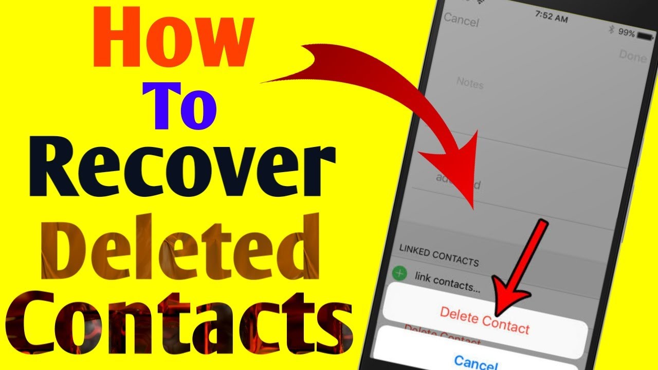 How To Recover Deleted Contacts Best App To Recover Deleted Contacts