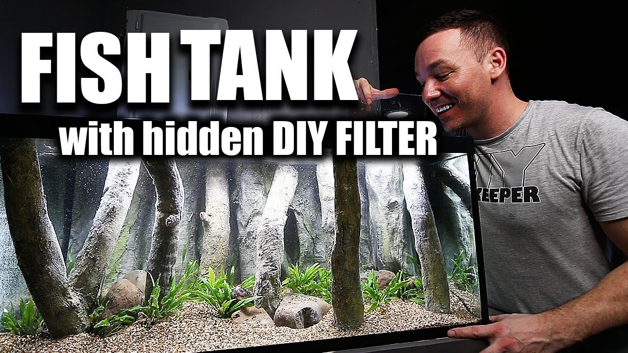 Planted Aquarium With Hidden Diy Filter - The King Of Diy