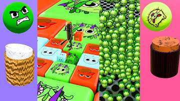 Oddly Satisfying 3d Animation 5 पिंगपोंग बॉल गेम 3डी एनिमेशन |   #sprunki #roblox #emoji