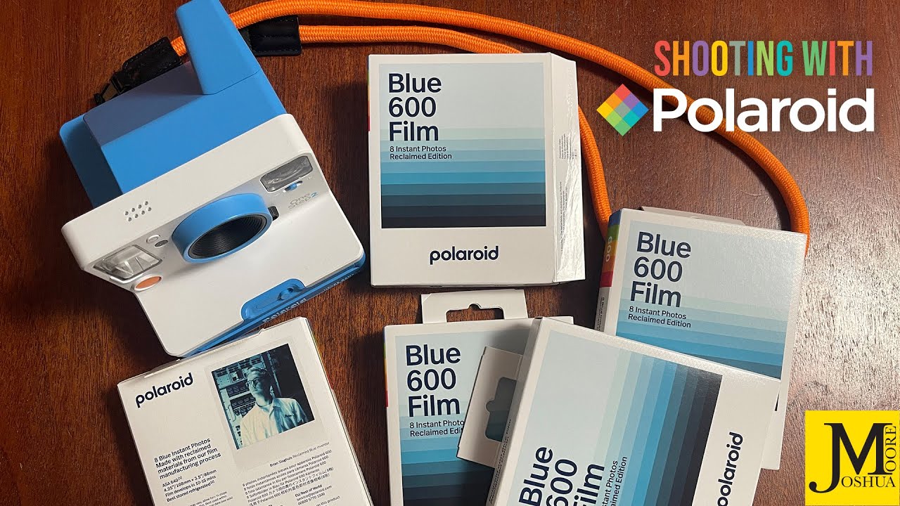 Polaroid Reclaimed Blue 600 Film Review - YouTube