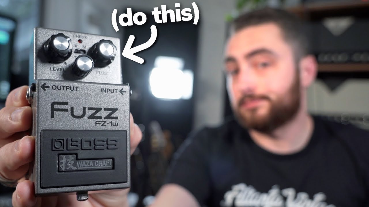 BOSS FZ-1W Fuzz - Vintage Fuzz Redefined with Waza Innovation 