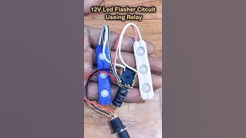 12V Led Flasher Circuit Useing Relay ||Bike Led Flasher #shortsfeed #ledchaser #bulb #strobelight