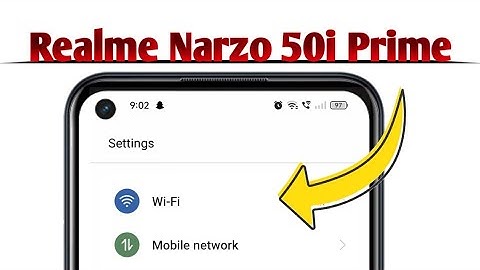 WiFi Not Working on Realme 50i Narzo Prime Problem Solved