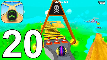 Going Balls - Gameplay Walkthrough Part 20 Levels 103-109 New Update All Levels (Android, iOS)