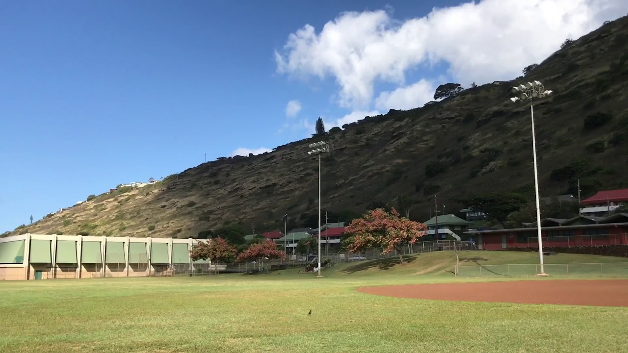 Good morning Palolo No. 4, Palolo Valley District Park ハワイの風景、パロロ公園