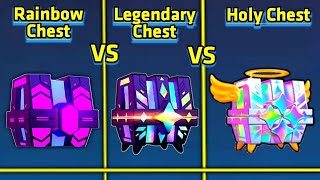 Rainbow Vs Legendary Vs Holy Chest In Frag Pro Shooter !