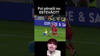 Esse foi mais pênalti do que aquele no Vitor Roque.. #shorts