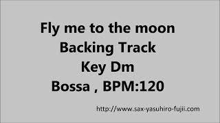 Video thumbnail of "Fly me to the moon - Key Dm - BPM 120 (Minus One)"