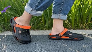 VONMAY Men's Arch Support Clogs Garden Shoes Slip on Slides Comfortable Sandals Outdoor Beach Slippe
