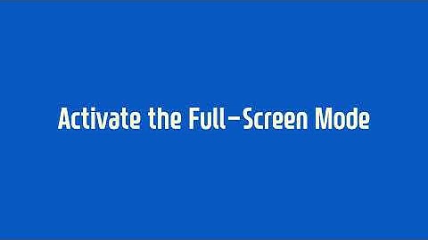 [Flexcil Tutorial] Activate the full screen mode