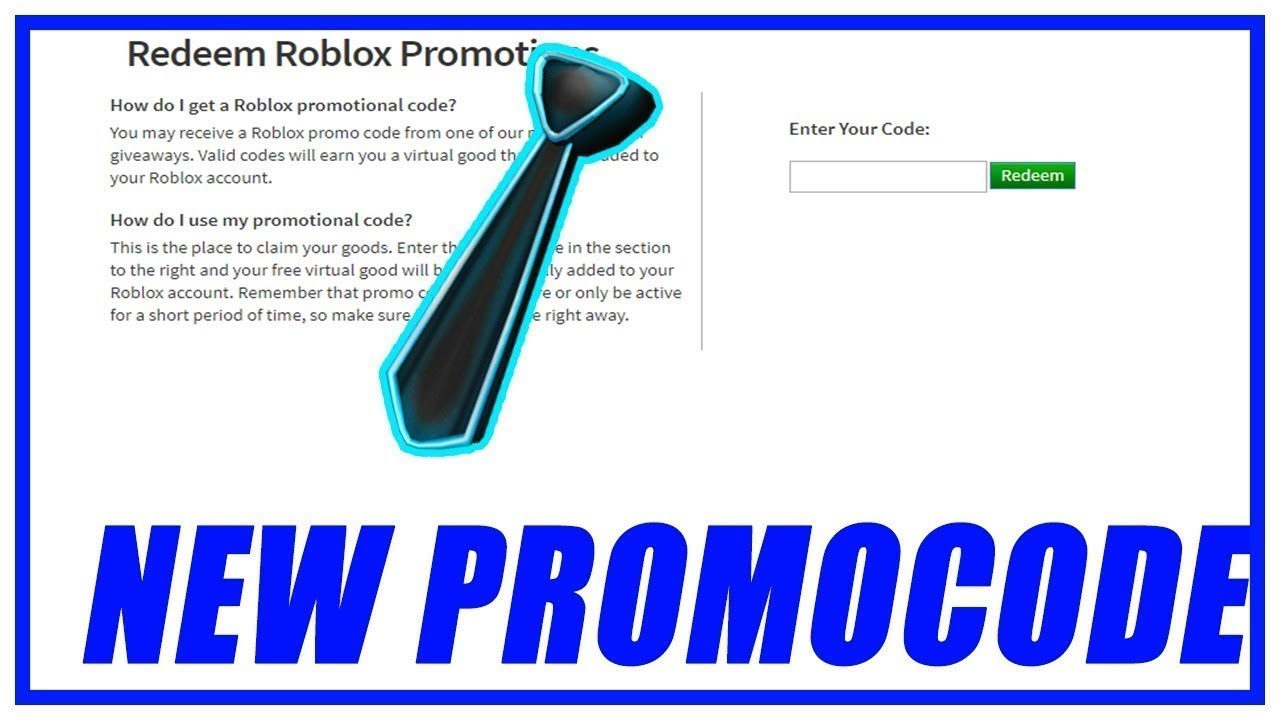 Promo Code How To Get The Neon Blue Tie Roblox Youtube - neon blue tie code roblox