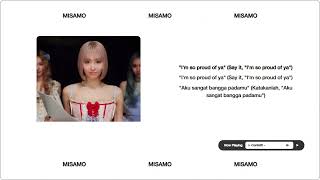 Download Lagu Lirik Lagu MISAMO - Confetti  PLAY album track (2026) | Romanized Lyrics MP3