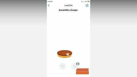 Easy Game - Assemble a burger - Level 216 solution
