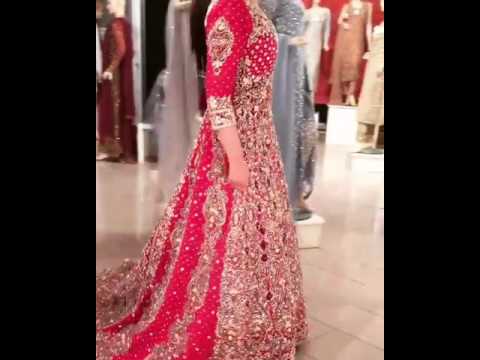 Golu designer/bridal dress/ red colour - YouTube