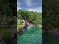 The background is giving aesthetic 🤌🏽🏊🏾‍♀️ #cliffjumping #adrenaline #adrenalinejunkie