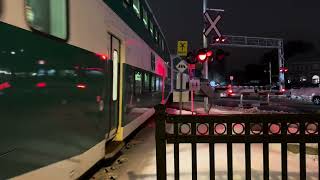 GO Train Departing Markham Station 43