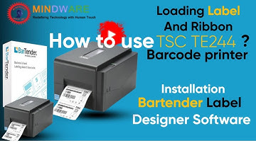 how to use tsc te 244 printer full  video , how to use tsc printers  and buy only from mindwaredelhi