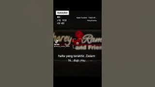 Halte Terakhir - Take Off  KARAOKE By @harey3rambu