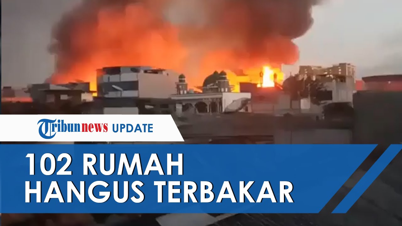Kebakaran di Tambora, 102 Rumah Terbakar, 30 Damkar Dikerahkan, 773 Warga Terpaksa Mengungsi