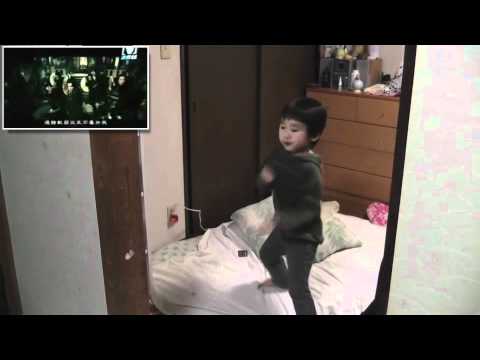 My son imitating Jay Chou dancing to Huo Yuan Jia ...