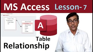 How to create Relationship between two tables or more in ms access MS Access for beginners 7 screenshot 4