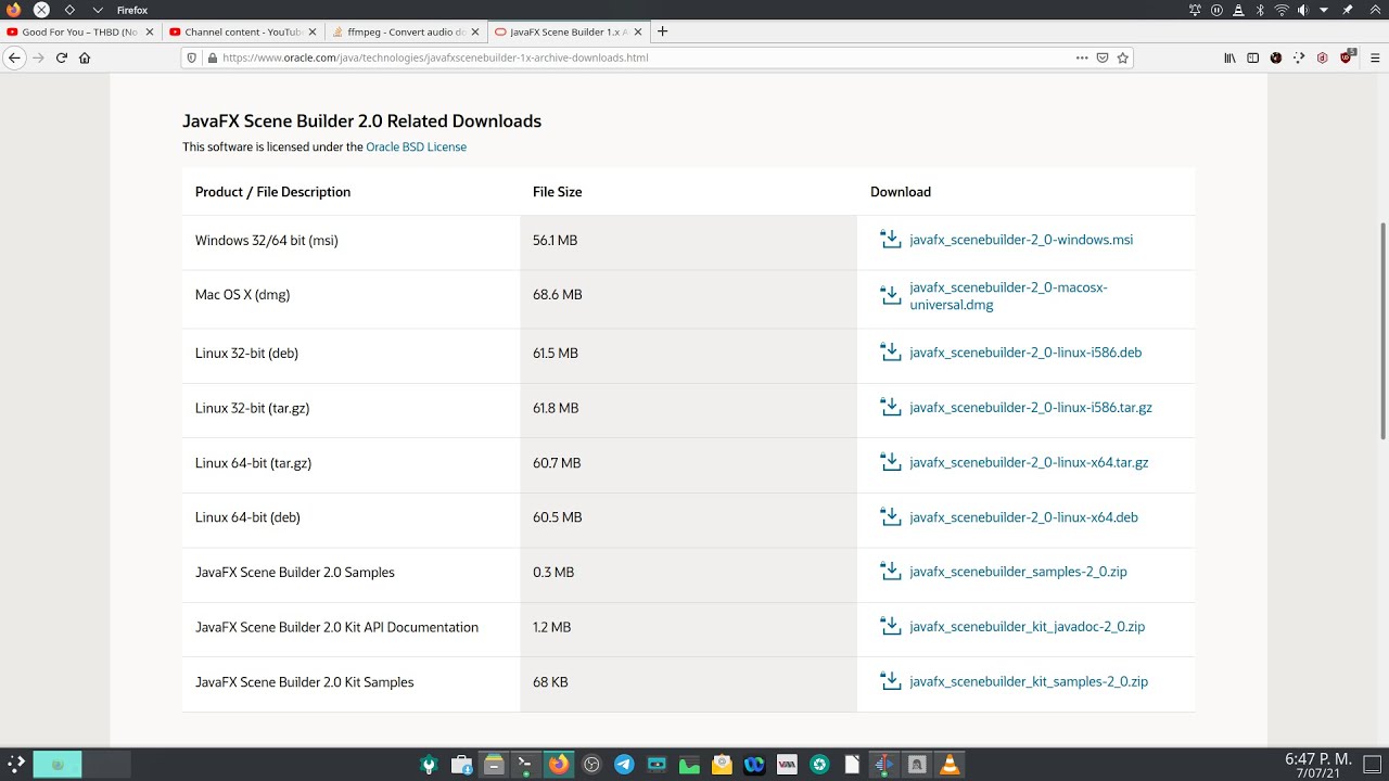 Instalar JavaFX SceneBuilder y e(fx)clipse Debian GNU/Linux - YouTube