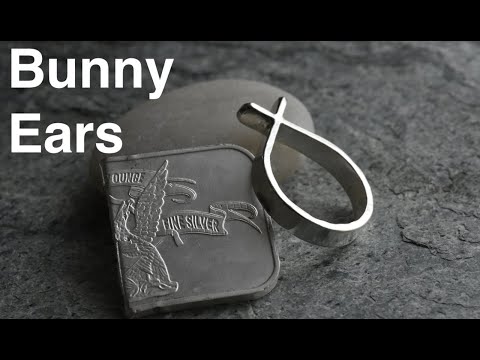 Solid Silver Bunny Ear Ring (no talking) (asmr)