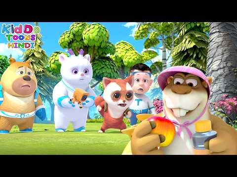 Bablu Dablu Squad Learning Cartoon For Children 🌟 | Bablu Dablu Forest Heroes 🐻🌳 | Kiddo Toons Hindi