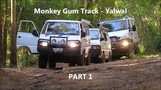 Monkey Gum - Yalwal  PART 1 L300 vans, Iveco EarthCruiser & a stock Landcruiser