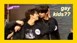 stray kids being ~~gay~
