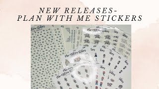 New Releases | NEW Foils &amp; Foil Bundle, Custom Scripts &amp; Doodles| Plan With Me Stickers