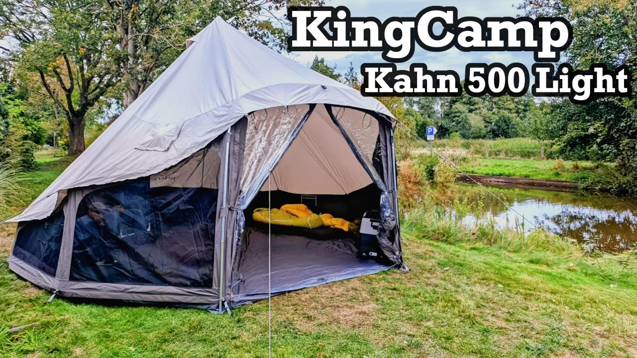 Tipi KHAN 500 Light - Das ultimative Familienzelt fürs Abenteuer (mit Zeltofen möglich) 